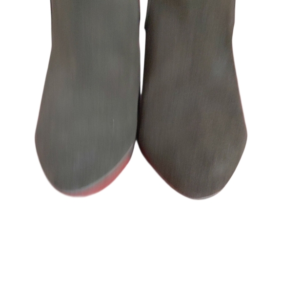 Anthropologie Pilcro and the Letterpress Green Suede Ankle Boot Size 8 Booties - Picture 4 of 9